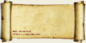 Zorana Bećković vizit kartica